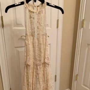 Cream/Ivory Lace Free People Dress